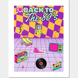 Back To The 80s Posters and Art